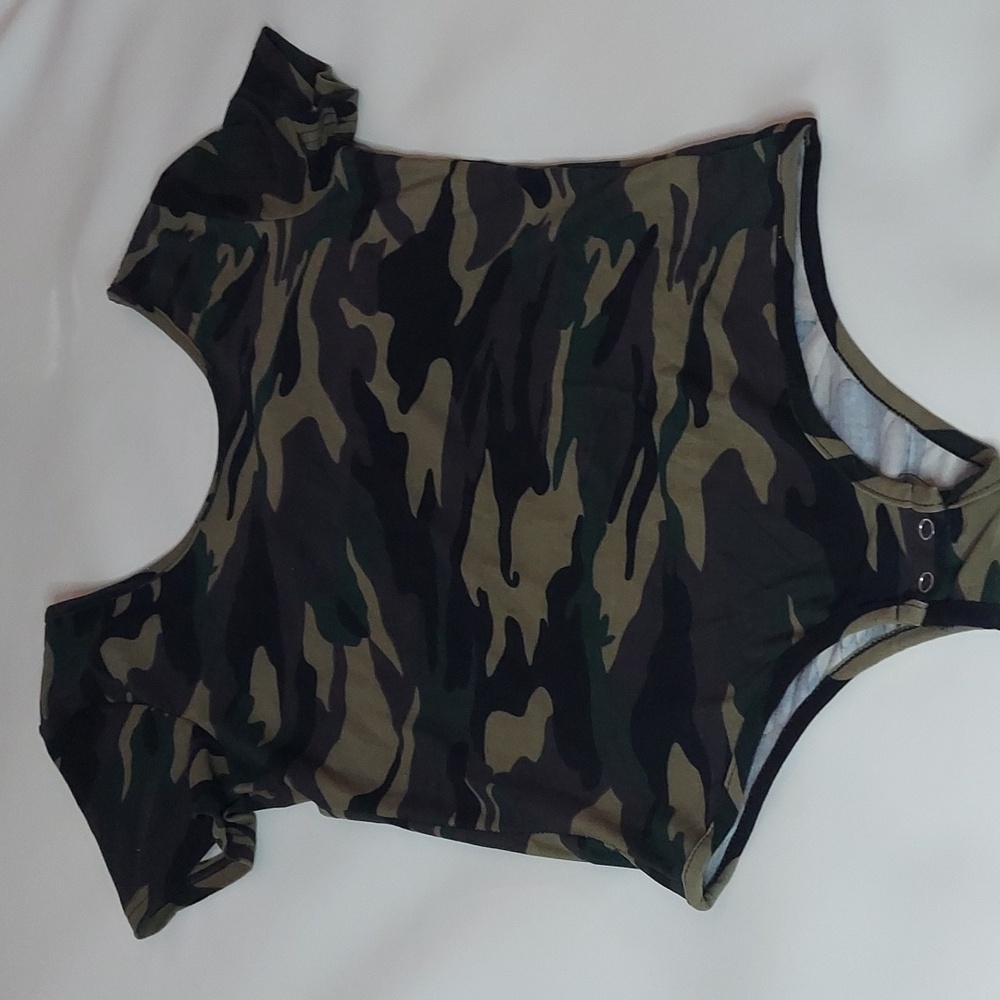 Camo bodysuit